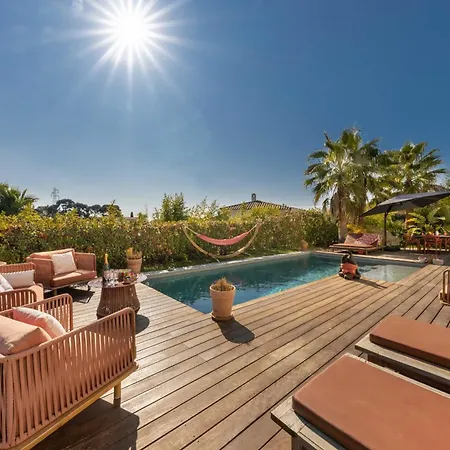 2 Private With Pool And Garden Sea View Holiday home Nice